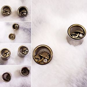 00 gauge (10mm) Crystal mushroom tunnels
